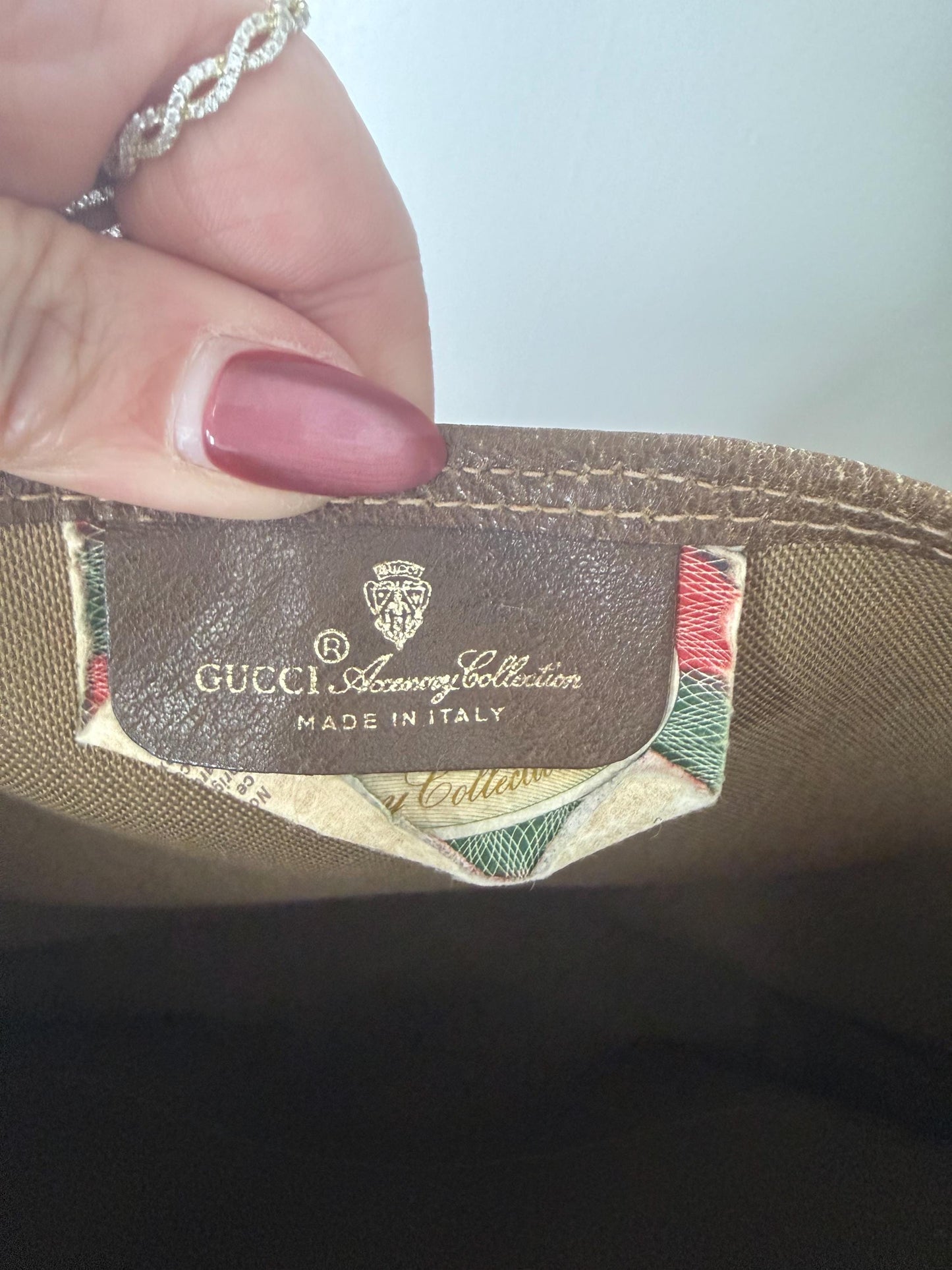 Gucci Vintage GG Supreme Sherry Line Tote
