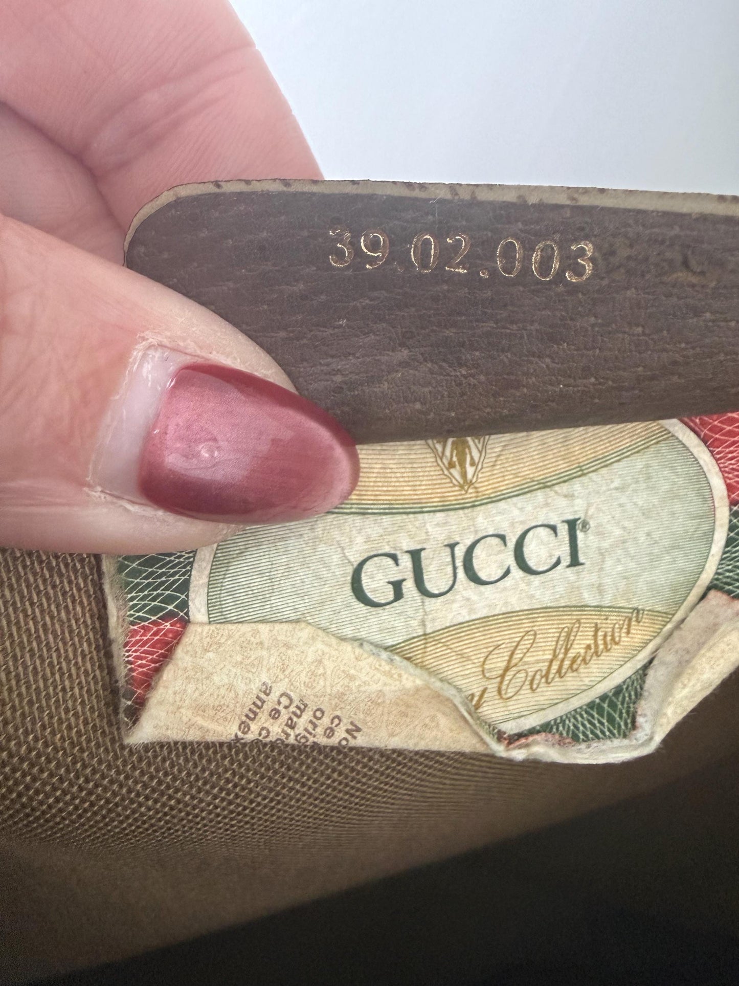 Gucci Vintage GG Supreme Sherry Line Tote