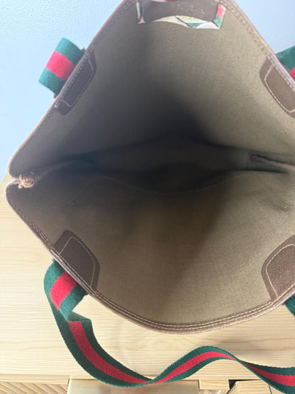 Gucci Vintage GG Supreme Sherry Line Tote