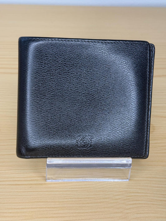 Loewe Mens Black Leather Wallet