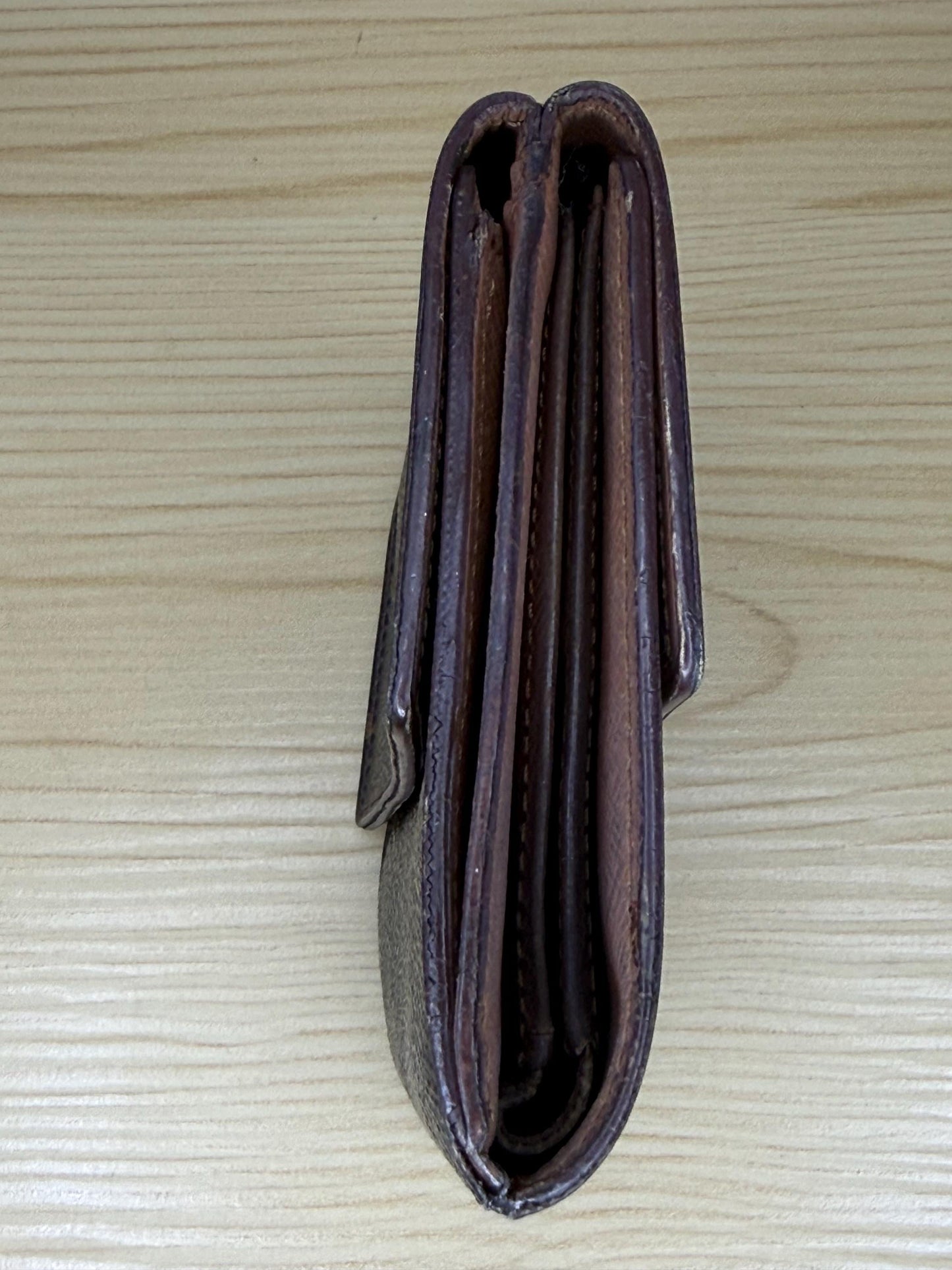 Authentic Louis Vuitton Vintage Monogram Compact Elise Wallet