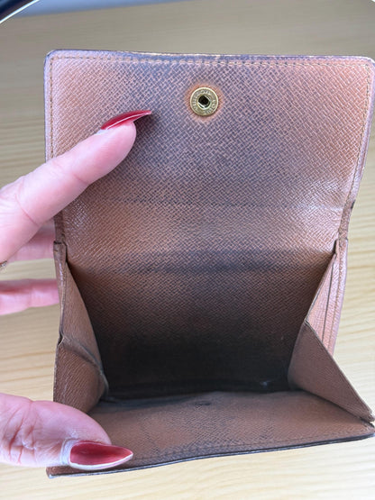Authentic Louis Vuitton Vintage Monogram Compact Elise Wallet