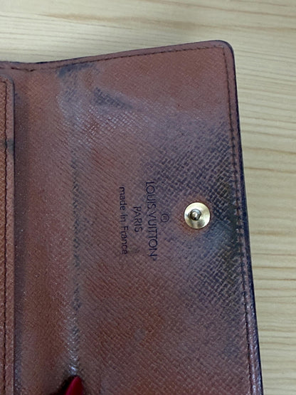 Authentic Louis Vuitton Vintage Monogram Compact Elise Wallet