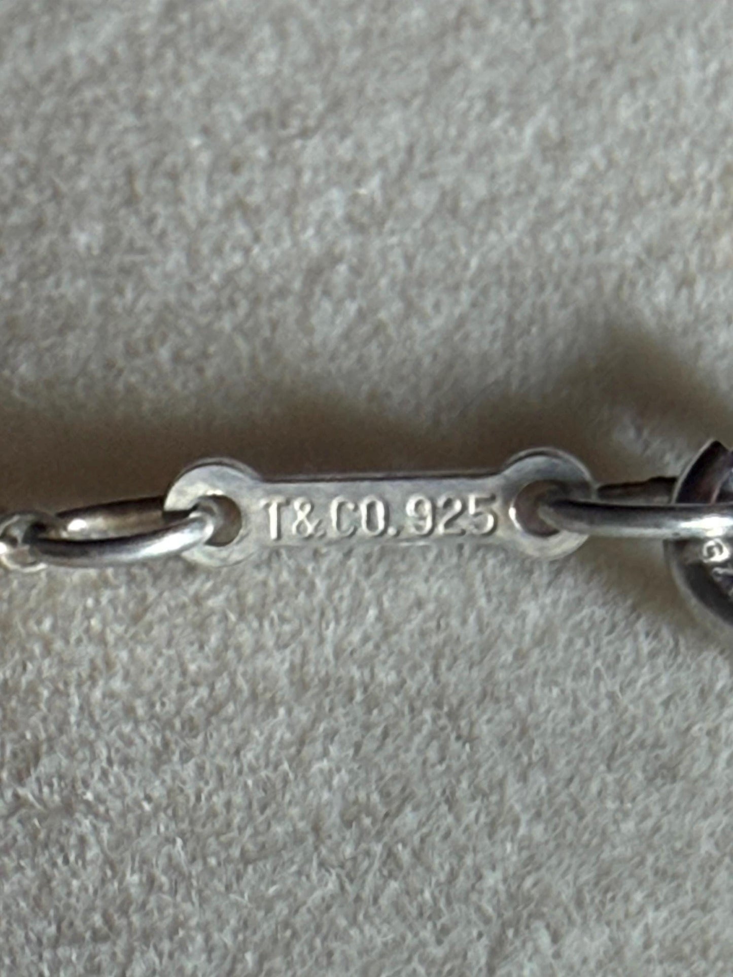 Tiffany Elsa Peretti Sterling Silver Cross Necklace