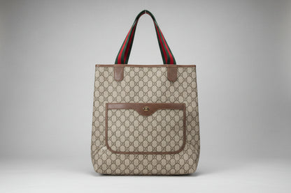 Gucci Vintage GG Supreme Sherry Line Tote