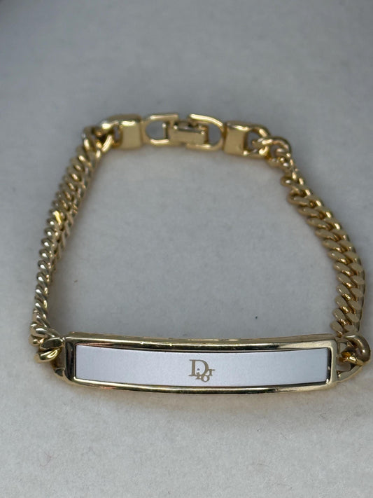 Christian Dior “Dior White Enamel ID 7 bracelet