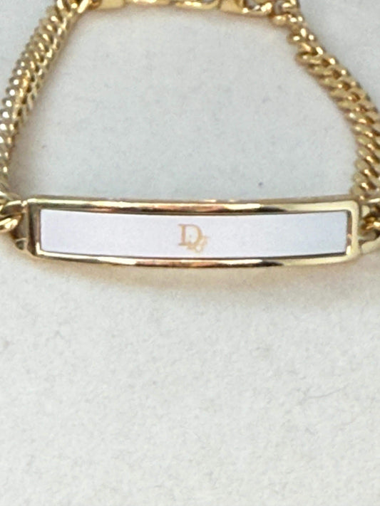 Christian Dior “Dior White Enamel ID 7 bracelet