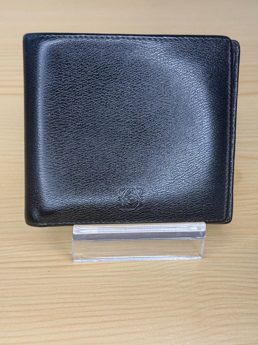 Loewe Mens Black Leather Wallet