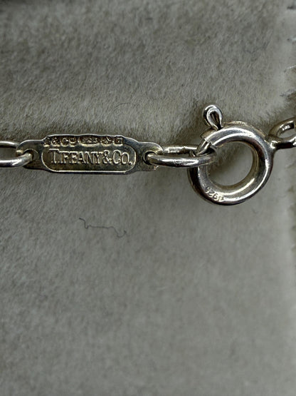 Tiffany Sterling Silver Bow Necklace