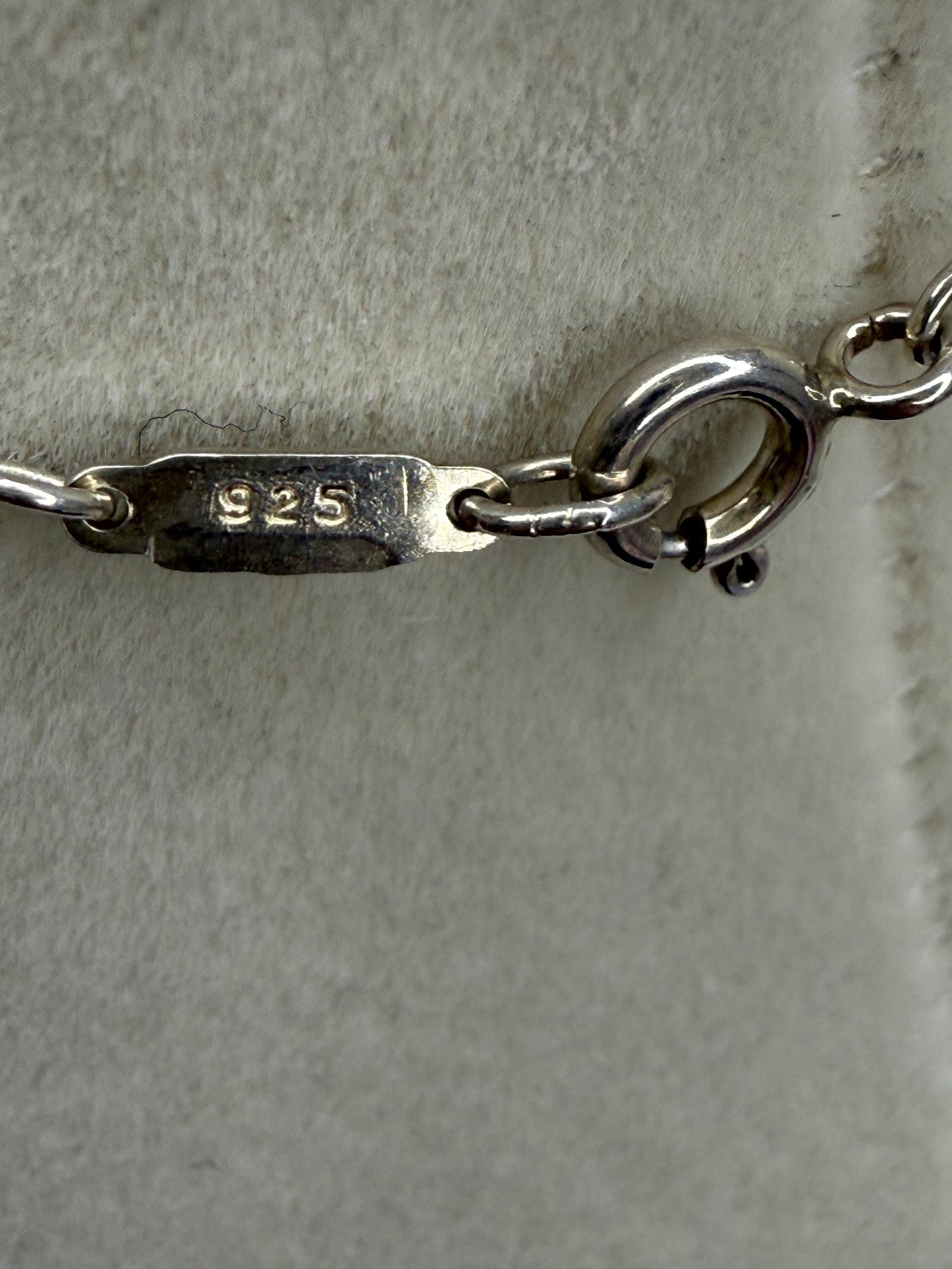 Tiffany Sterling Silver Bow Necklace