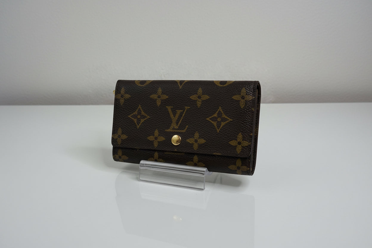 Louis Vuitton Vintage Porte Monnaie Compact Monogram Wallet