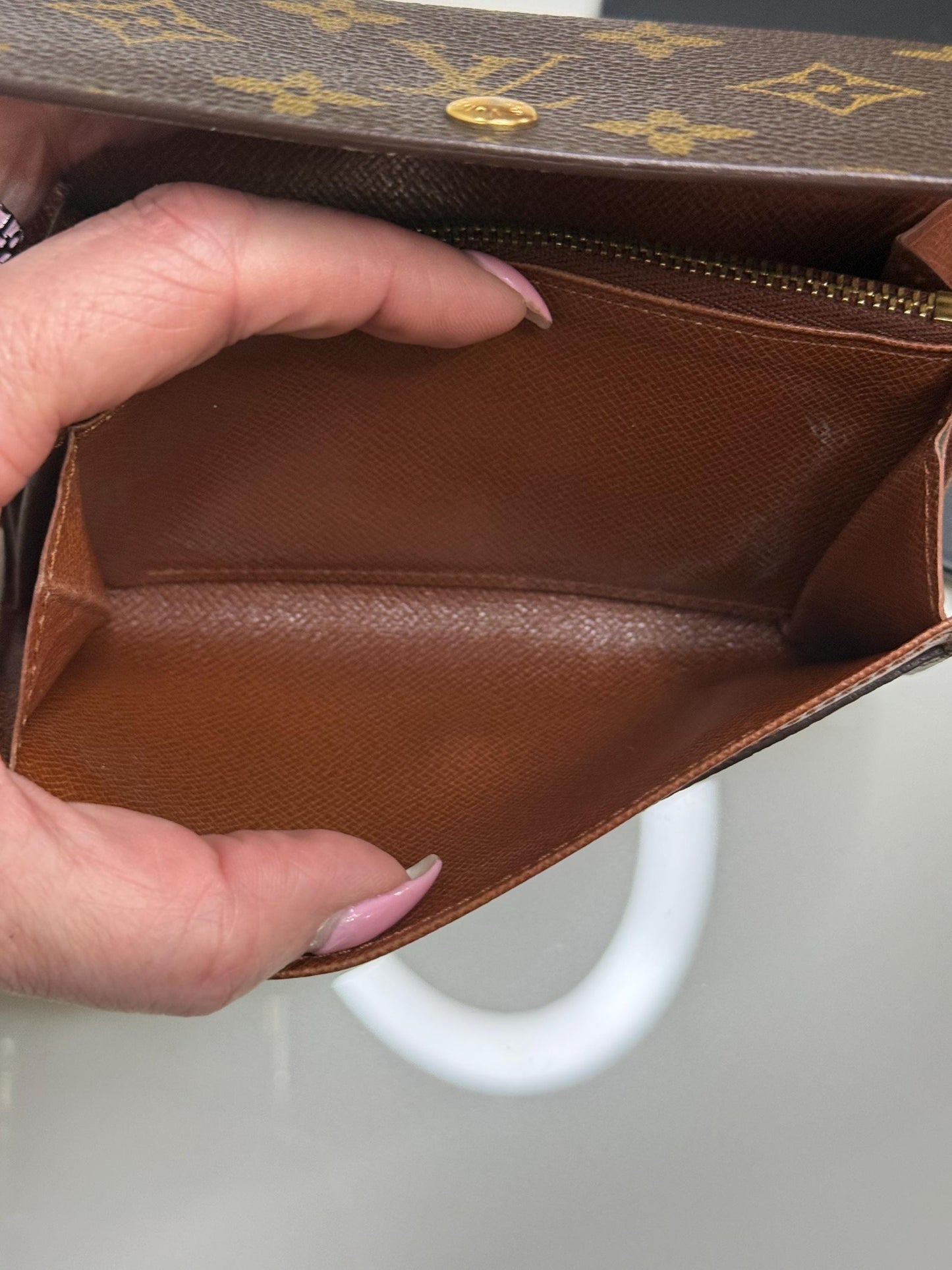 Louis Vuitton Vintage Porte Monnaie Compact Monogram Wallet