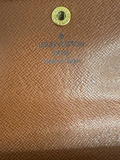 Louis Vuitton Vintage Porte Monnaie Compact Monogram Wallet