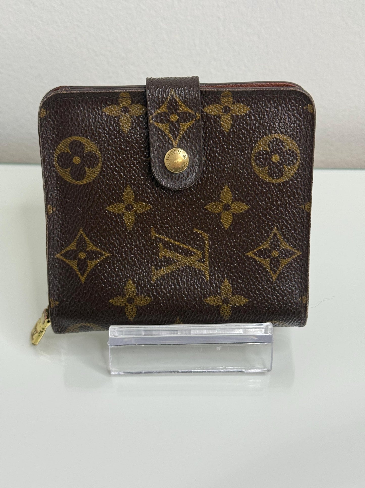 Louis Vuitton Vintage Monogram Compact Zipper Wallet