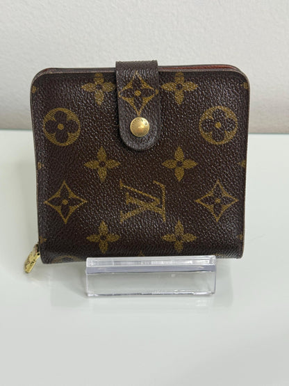 Louis Vuitton Vintage Monogram Compact Zipper Wallet