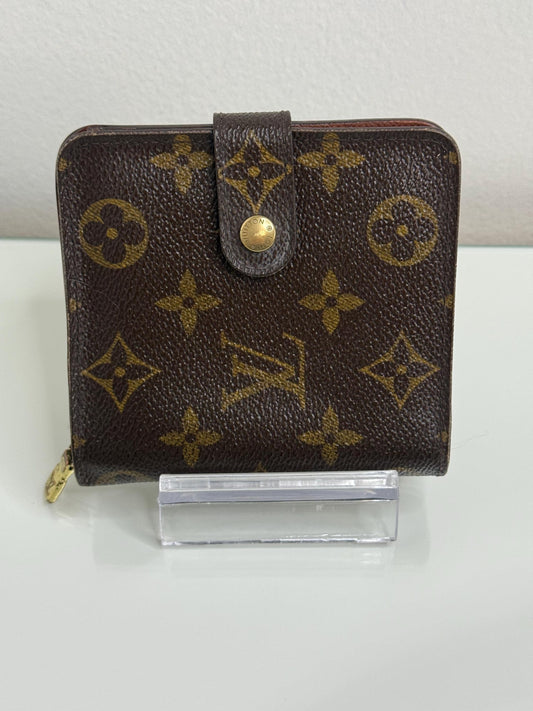 Louis Vuitton Vintage Monogram Compact Zipper Wallet
