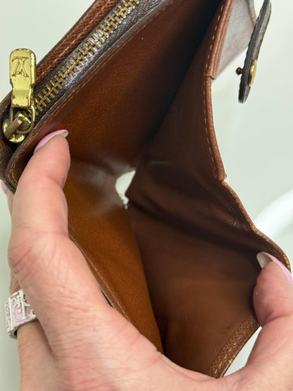 Louis Vuitton Vintage Monogram Compact Zipper Wallet