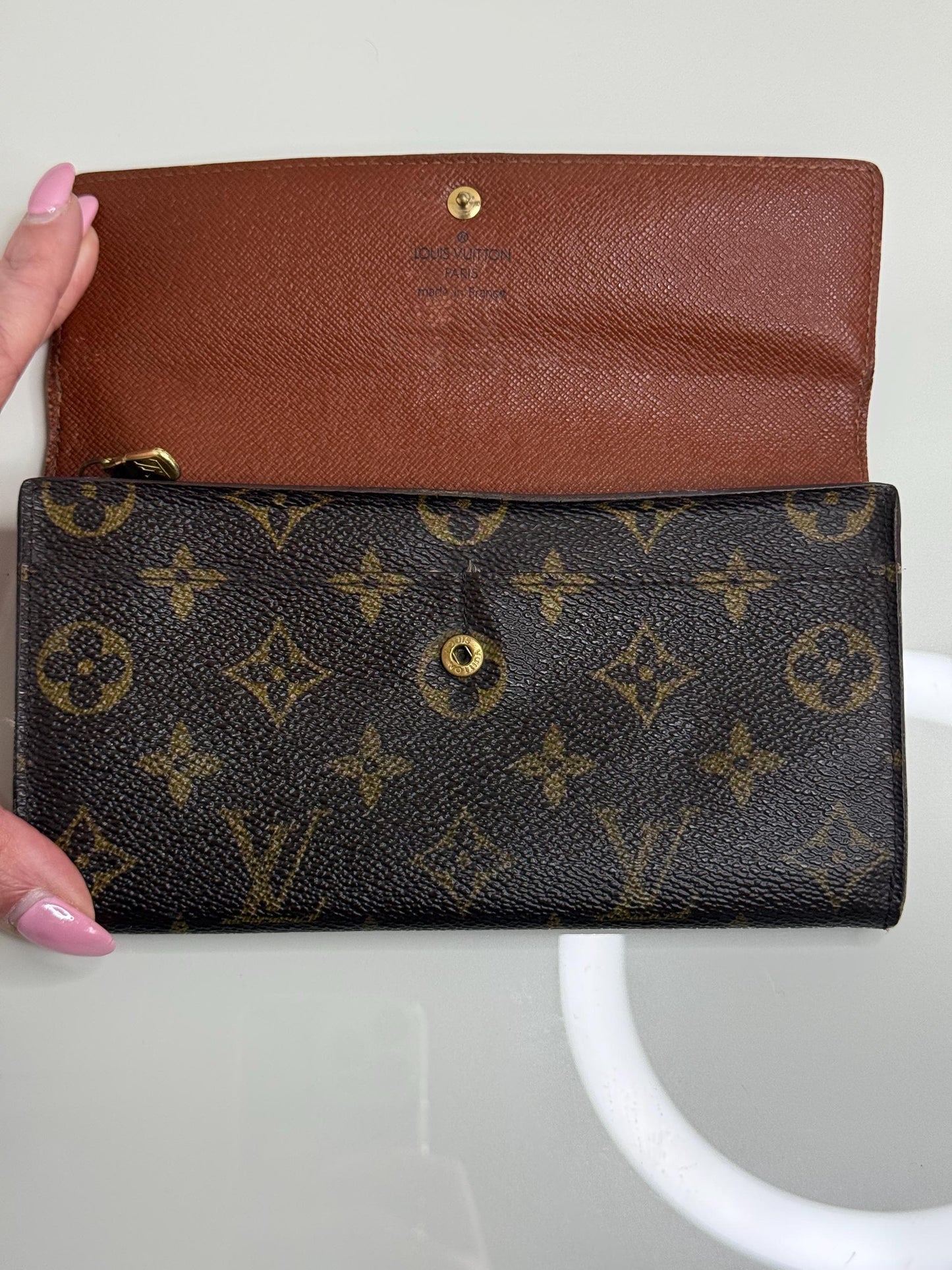 Louis Vuitton Vintage Monogram Sarah Long Wallet