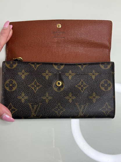 Louis Vuitton Vintage Monogram Sarah Long Wallet