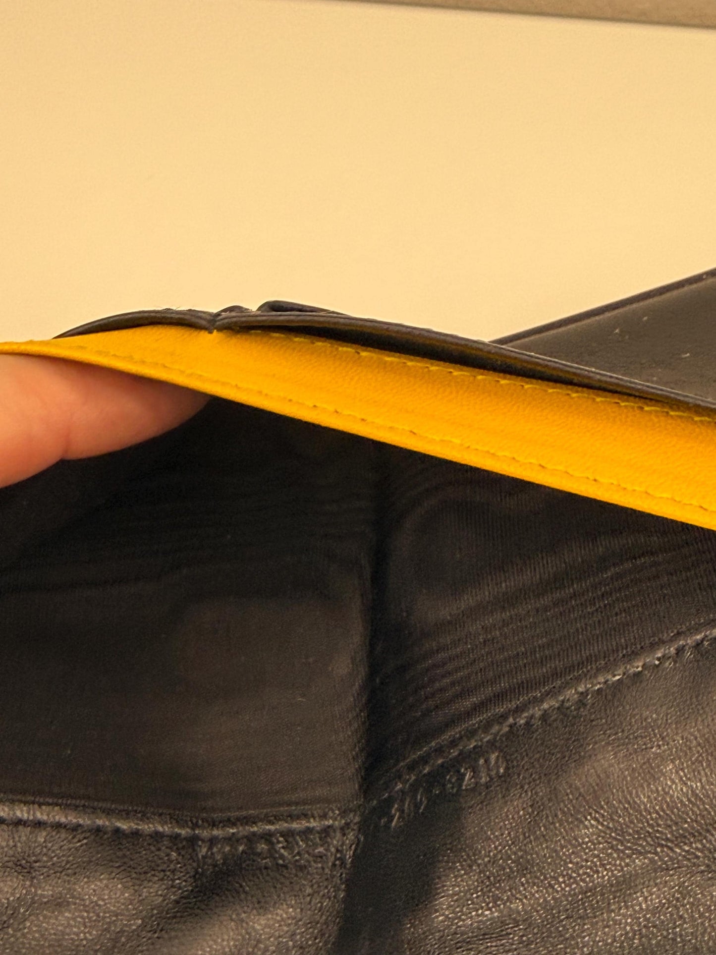 Fendi Black Forever Fendi Continental Wallet Calfskin with Embossed Logo