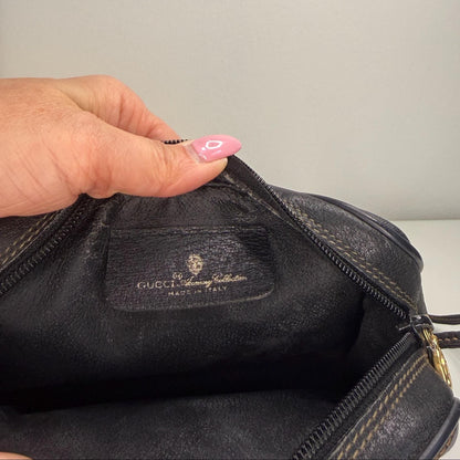 Gucci  Vintage GG Supreme Web Sherry Line Crossbody PVC Black