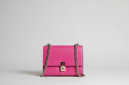 Fendi Kan I Pink Calfskin Leather Bag