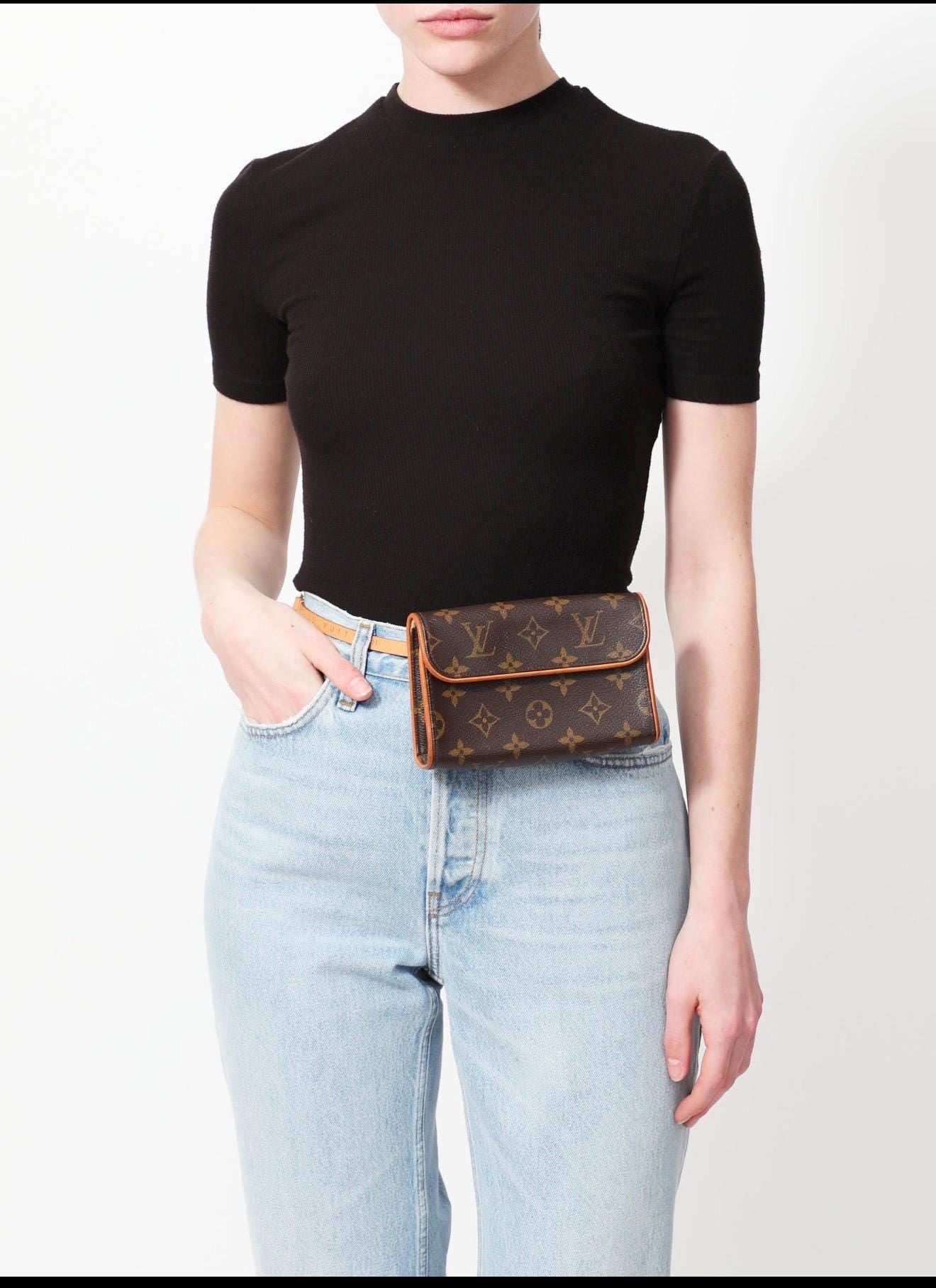 Louis Vuitton Vintage Monogram Pochette Florentine Belt/Crossbody Bag