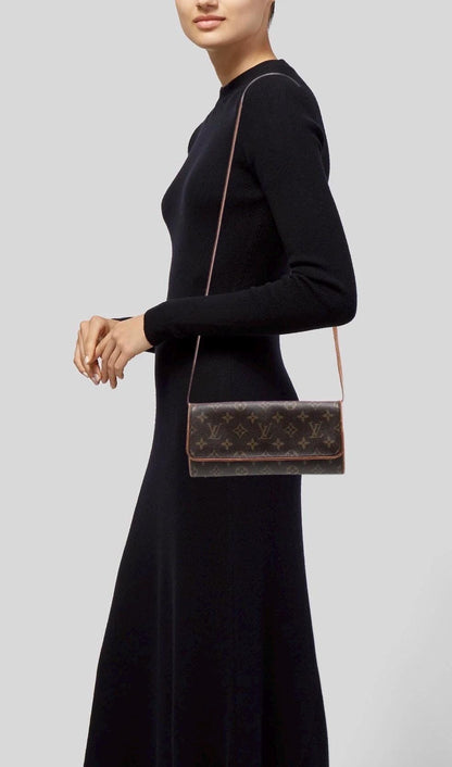 Louis Vuitton Vintage Monogram Pochette Twin GM