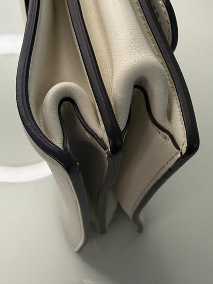 Fendi Kan I White Laser Cut Leather Bag