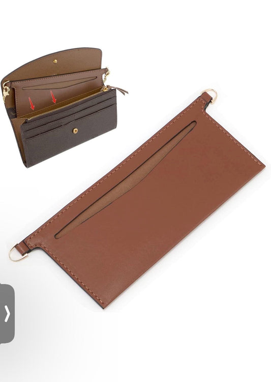 PU Leather Wallet Insert Conversion for Wallet on a chain