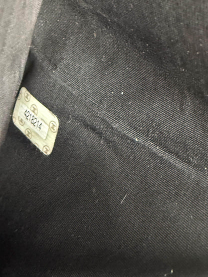 Chanel Vintage Black CC Compact Patent Leather with Kiss Lock Wallet