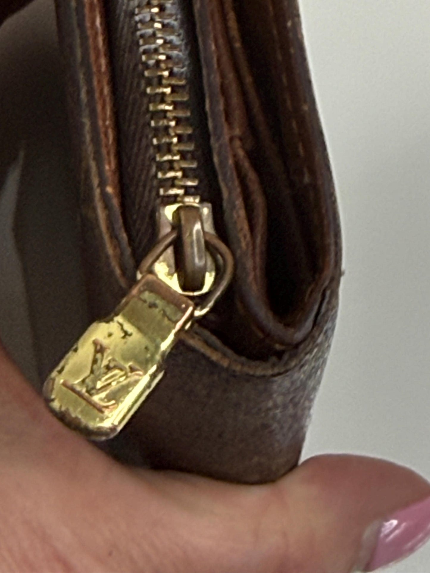 Louis Vuitton Vintage Monogram Compact Zipper Wallet