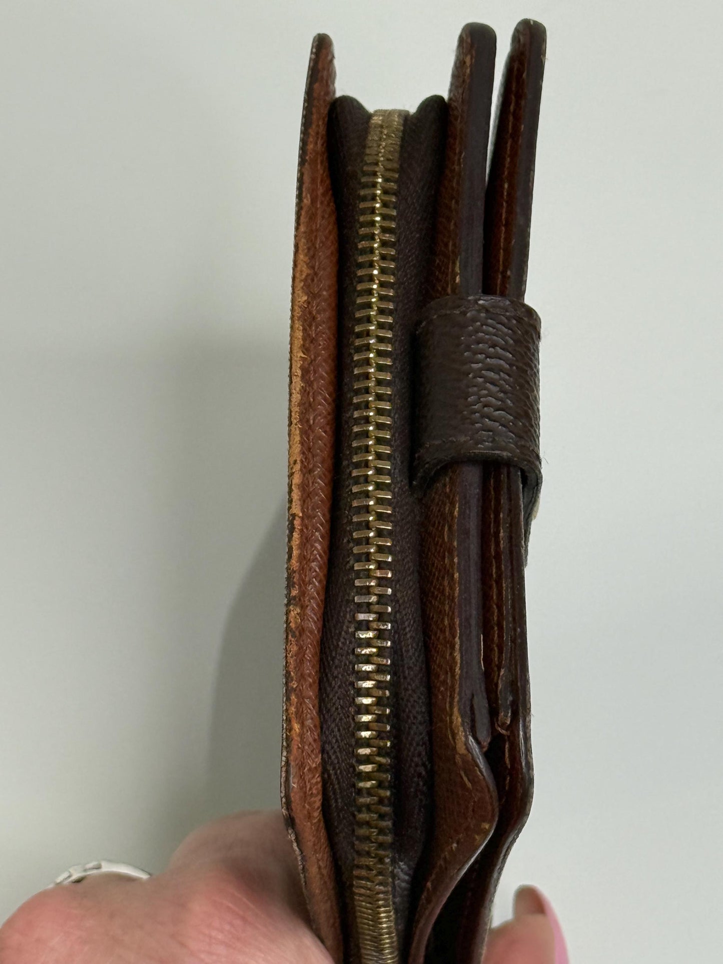 Louis Vuitton Vintage Monogram Compact Zipper Wallet