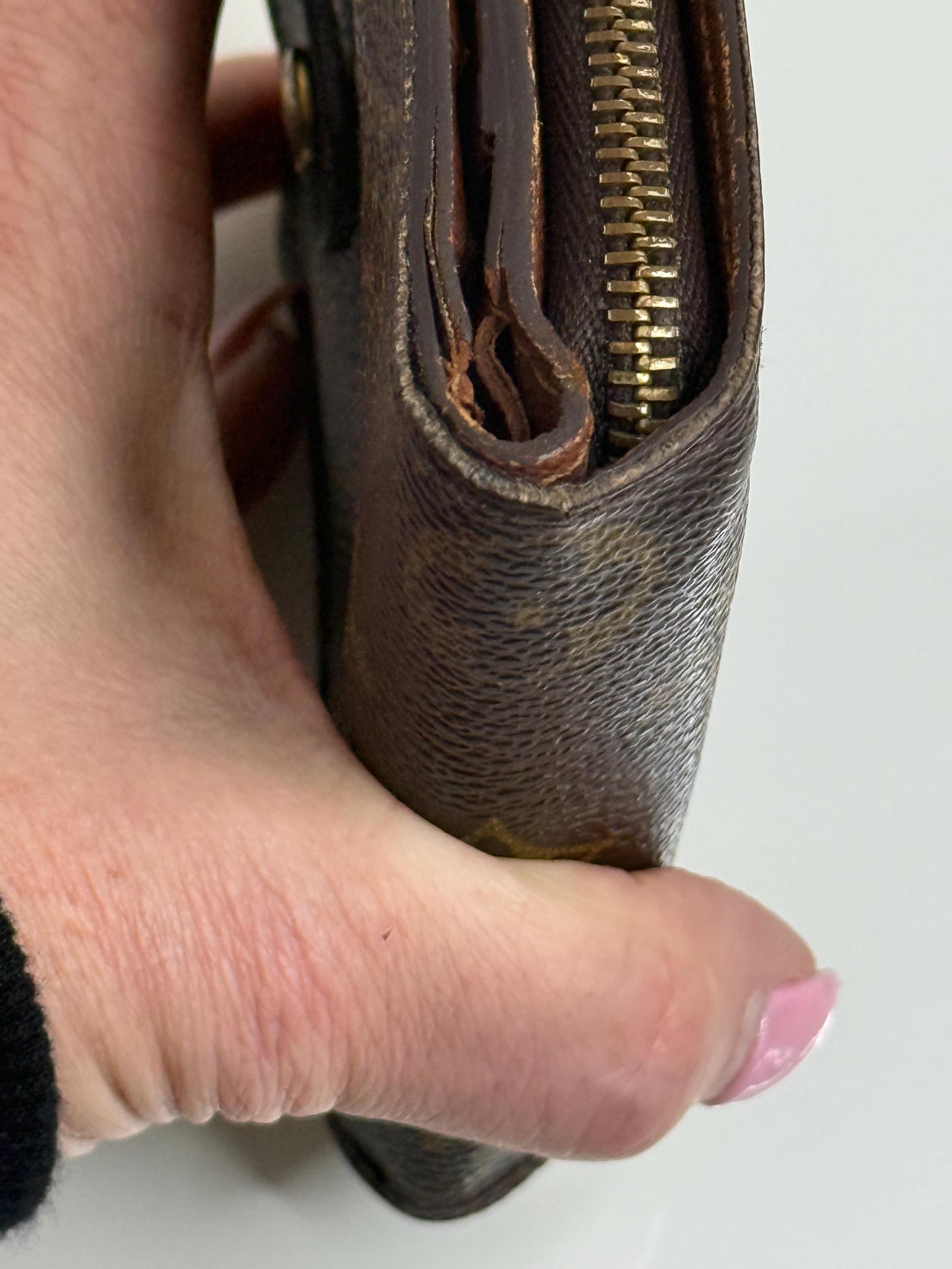 Louis Vuitton Vintage Monogram Compact Zipper Wallet