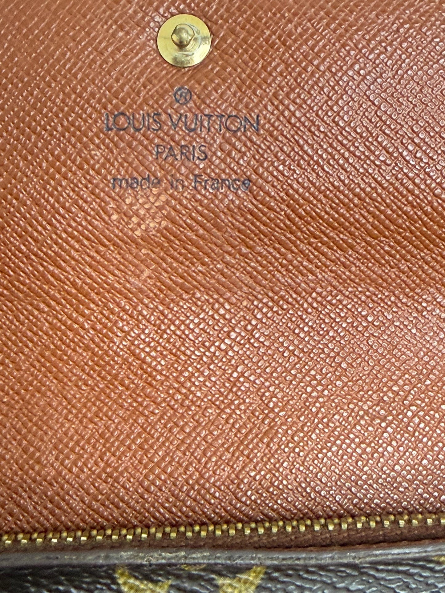 Louis Vuitton Vintage Monogram Sarah Long Wallet