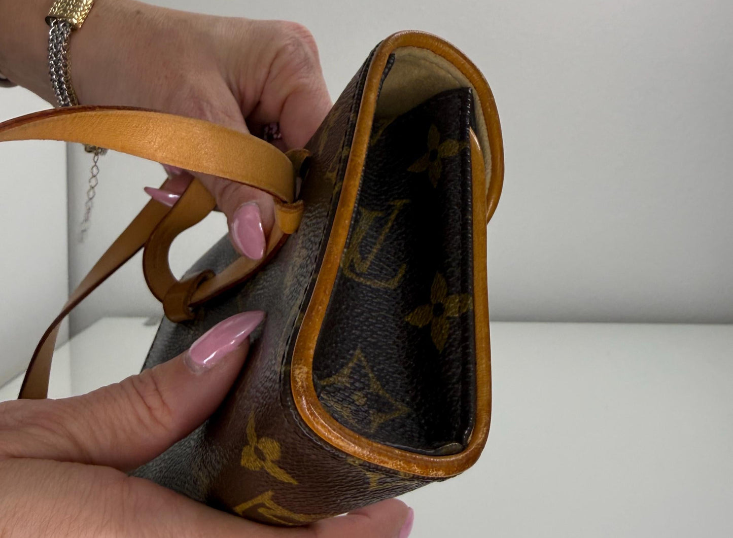 Louis Vuitton Vintage Monogram Pochette Florentine Belt/Crossbody Bag