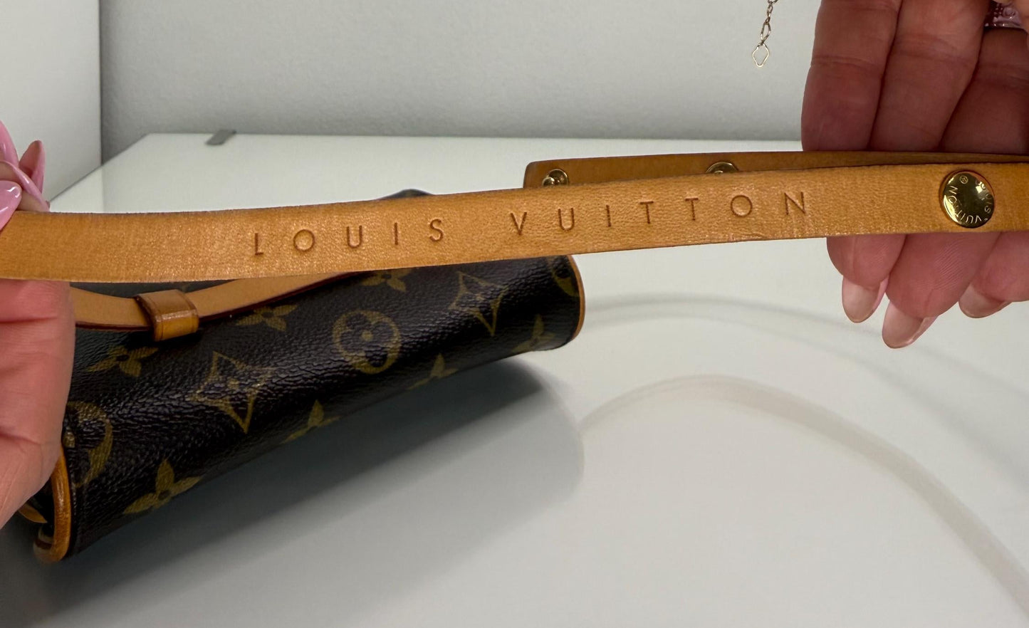 Louis Vuitton Vintage Monogram Pochette Florentine Belt/Crossbody Bag