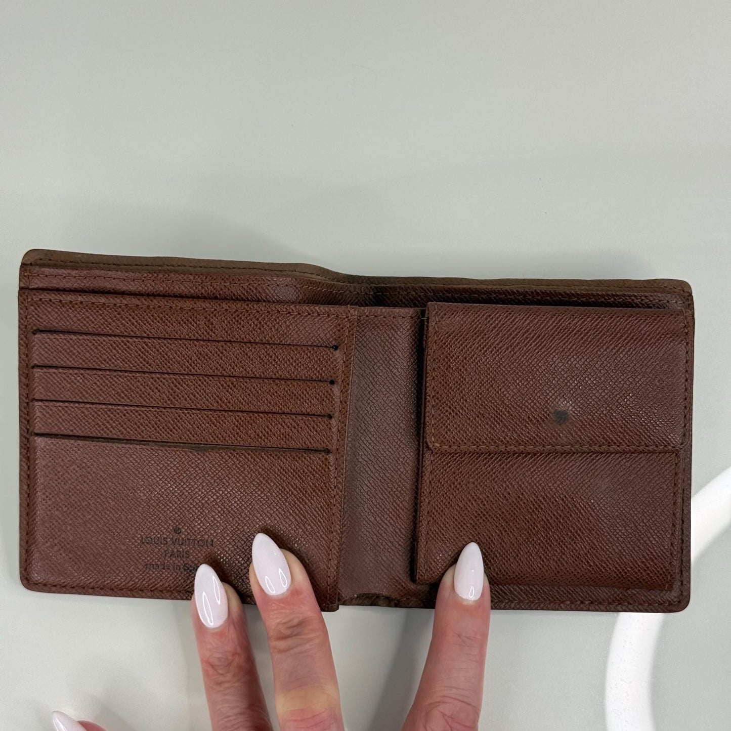 Louis Vuitton Monogram Mens Bi-fold Marco Wallet