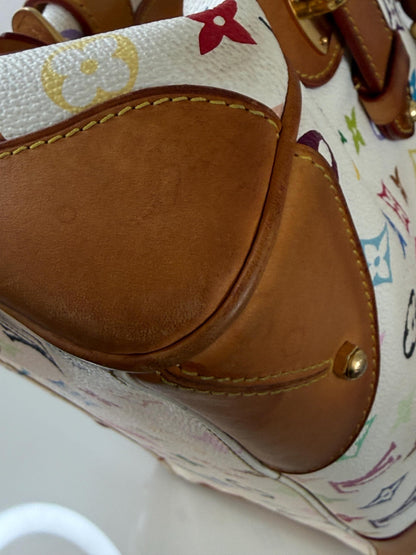 Louis Vuitton White Monogram Murakami Claudia