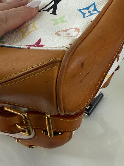 Louis Vuitton White Monogram Murakami Claudia