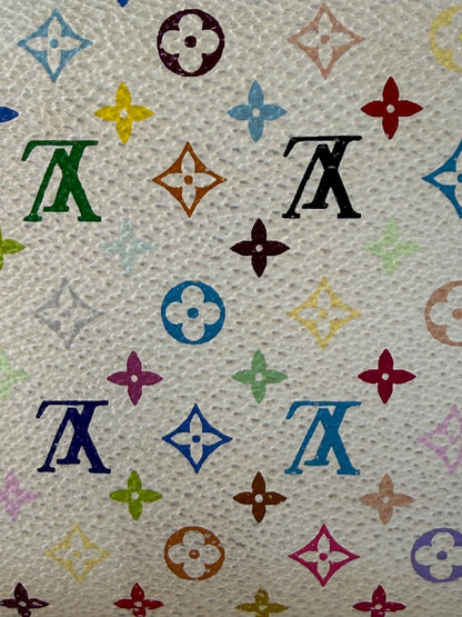 Louis Vuitton X Takashi Murakami Vintage International Long Wallet White