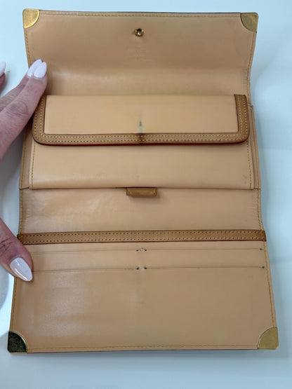 Louis Vuitton X Takashi Murakami Vintage International Long Wallet White