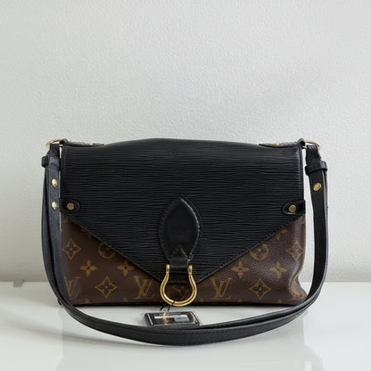 Louis Vuitton Epi Black and Monogram Saint Michel