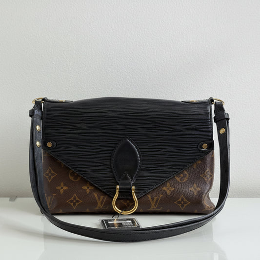 Louis Vuitton Epi Black and Monogram Saint Michel