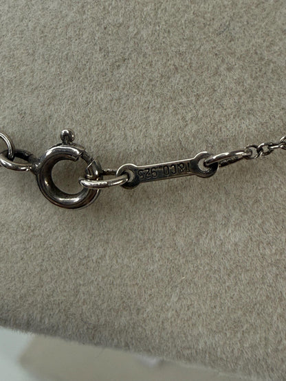 Tiffany Elsa Peretti Sterling Silver Paloma Picasso Loving Heart Necklace