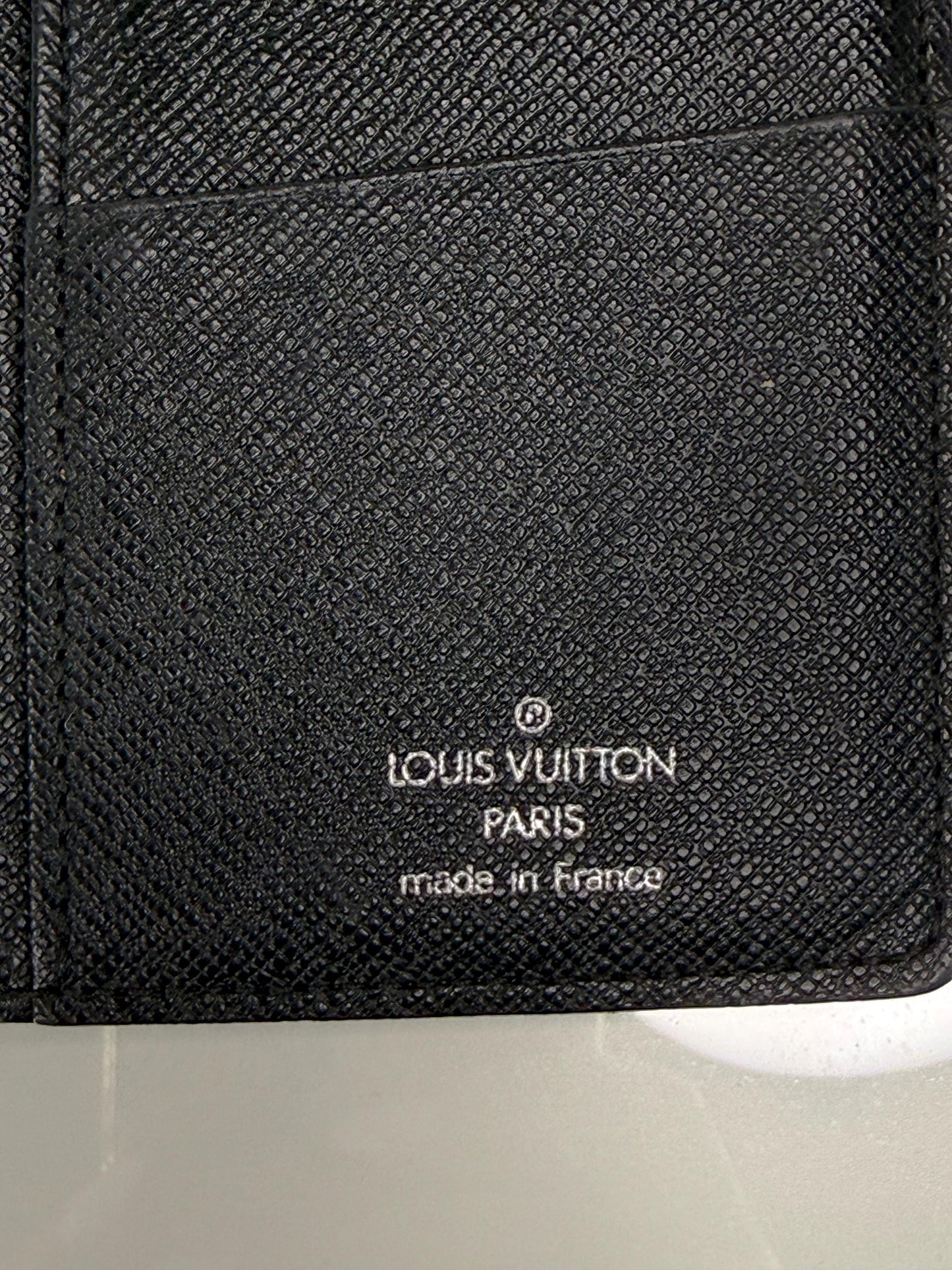 Louis Vuitton Damier Graphite Long Bi fold Mens wallet