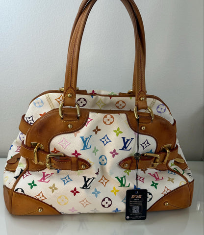 Louis Vuitton White Monogram Murakami Claudia