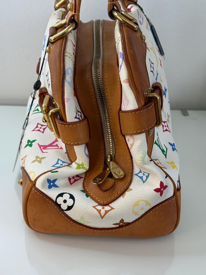 Louis Vuitton White Monogram Murakami Claudia