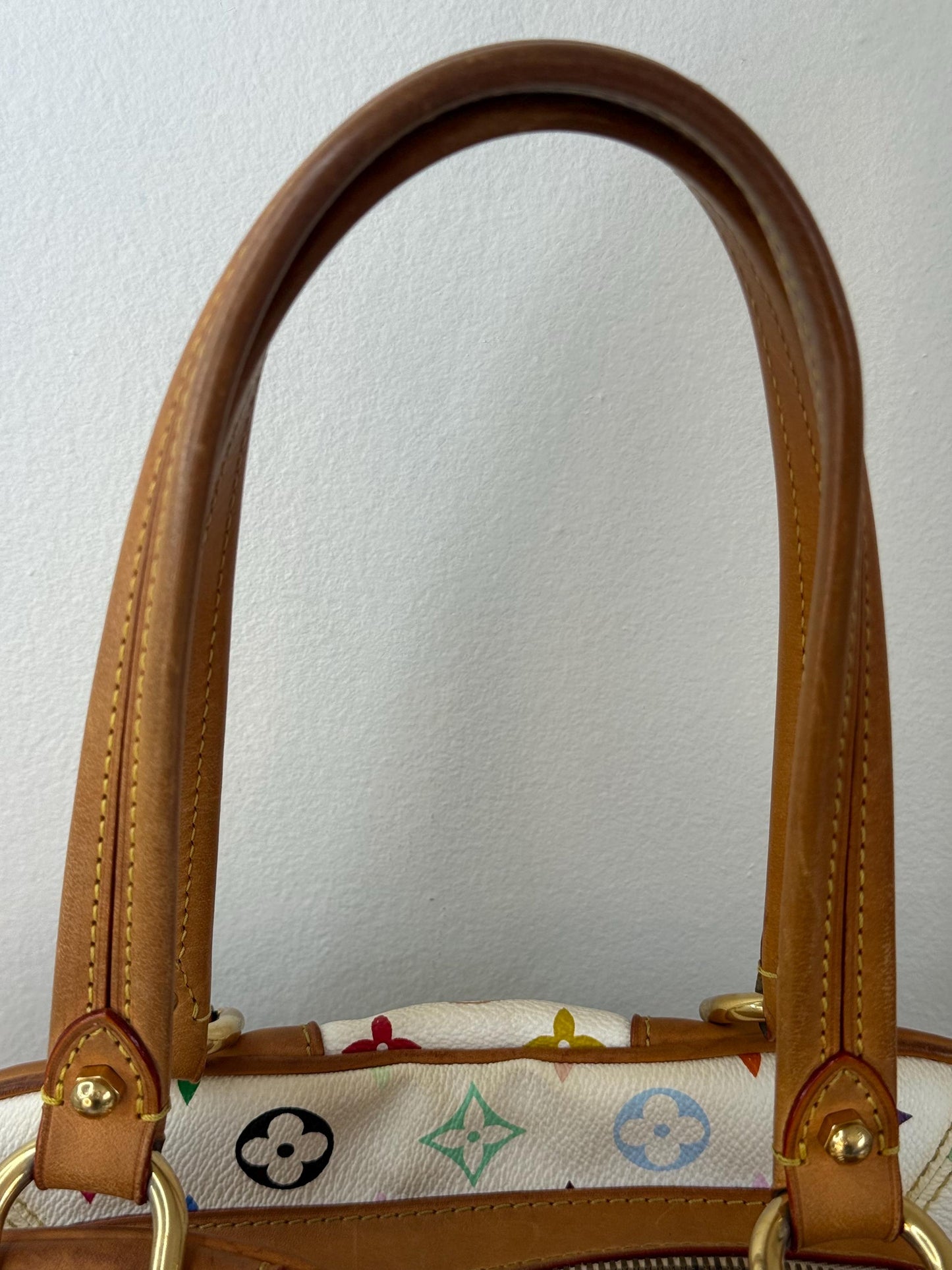 Louis Vuitton White Monogram Murakami Claudia