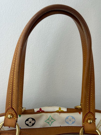 Louis Vuitton White Monogram Murakami Claudia